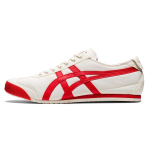 Onitsuka Tiger MEXICO 66 Kreminės ir Ugnies Raudonumo Unisex Žemi Nailoniniai Retro Laisvalaikio Bėgimo Bateliai 1183B497-101 43.5