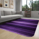 Violetinės juostelės plotinis kilimas svetainei Dekoratyvinis kilimas Neslystanti grindų danga Miegamojo namų kilimai Madingas ir minimalistinis kilimas 120x160cm gray