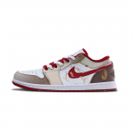 Jordan Air Jordan 1 Gausybė Kiekvienais Metais Oda Atspari Dilimui Atspari Dilimui Žemi Krep&scaron;inio Batai FJ3459-160(Komanda392-) 44.5