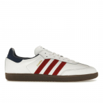 Adidas Samba OG Balti Victory Red Indigo Unisex Sportbačiai Core-White Team-Victory-Red Night-Indigo IH4881 40.5