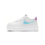 Nike Air Force 1 LV8 Lazeriu nusidėvėjimui atsparūs žemi krep&scaron;inio batai Balti kūdikiams ir mažiems vaikams CW1582-100 23.5 white