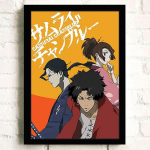 5D &bdquo;pasidaryk pats&ldquo; deimantinis paveikslas &bdquo;Anime Samurai Champloo&ldquo; kryžminio dygsnio deimantų siuvinėjimo mozaika Full Round 20X30CM