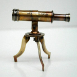 RANKAI Antikvarinis senovinis žalvario teleskopas su trikoju Antique Finish Spyglass teleskopas | Žalvaris