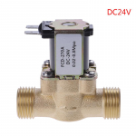 G1/2'' žalvarinis elektrinis solenoidinis vožtuvas nuolatinės srovės 12V 24V AC220V saulės vandens &scaron;ildytuvui
