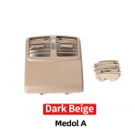 Naujas galinės centrinės konsolės oro kondicionavimo ventiliacijos grotelės oro i&scaron;leidimo rėmelis tinka Mercedes Benz W212 E klasei Model A Dark Beige