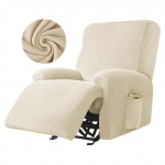 Polar Fleece Recliner sofos užvalkalas Elastinis viskas įskaičiuota berniuko kėdės užvalkalas Relax fotelio sofos užvalkalas svetainės baldų užvalkalas 1 Seater