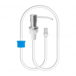 Nerūdijančio plieno kriauklės muilo dozatorius su 100 cm ilgintuvu, presu, virtuvės stalvir&scaron;iu, įmontuotu kriaukle, indų plovikliu skysto muilo dozavimo siurblio galvute