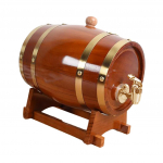 Senstanti statinė su mediniu stovu, ąžuolo vynas namų aludariui, aparatas, kokteilis 1.5L