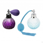 2 vnt kvepalų buteliuko pur&scaron;kiklis Hauskunst Decor Lady Vestuvių dovanos mėlyna ir violetinė