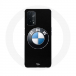 Dėklas, skirtas Oppo A54 5G BMW Logo juodame fone