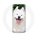 Coque pour Samsung Galaxy A5 2017 Samoy&egrave;de Blanc Race de chiens