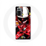 Dėklas Xiaomi Redmi Note 10 Pro Formule 1 Sebastian Vettel F1 Raudonas