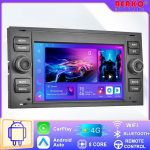 REAKOSOUND Android Player Automobilinis leistuvas, skirtas Ford Car Radio Android Auto Radio Automobilinis Stereofoninis Automobilinis Radijas Automobilis MP5 GPS Veidrodis Link Galinis Vaizdas BT FM 8581-7''-4+64