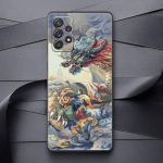Pie&scaron;imas Dragon telefono dėklas, skirtas Samsung Galaxy A32 A33 A31 A23 A22 A21S A13 A12 A11 A03 A02 silikoniniai dėklai, padengti Tiger Birds Anime Samsung A01