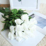 Namų apdaila Rožinė sodo puo&scaron;mena Gimtadienio vakarėlis Dekoratyvinė vestuvių puok&scaron;tė Valentino dienai netikra rožė Dovana Dirbtinės gėlės Gėlė Gėlė Rankų darbo