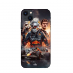 Coque Maniacase pour iPhone 15 Plus Max Verstappen F1 art wallpaper