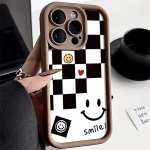 Telefono dėklas, skirtas iPhone 11 13 12 14 15 16 Pro Max 7 8 Plus XR XS Max Samsung A55 S24 S23 A02S Redmi 9 13C 9A 10 A3 OPPO A15S A16 A17 A18 A38 A53 A54 A31 Xiaomi 11 Lite 4G kava