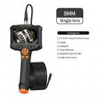 Rankinė pramoninė endoskopinė kamera 2,9 cm mikro objektyvas 4,3 colio HD1080P IPS ekranas IP67 atsparus vandeniui, tinka visų tipų siauriems vamzdžiams 1M Single Lens