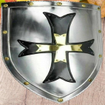 Viduramžių kryžius Tamplierių skydas Tamplierių riterio skydas &Scaron;ildytuvas skydas Kovos karys Cosplay skydas