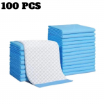 100 pak. 33 * 45 cm naminių gyvūnėlių &scaron;lapimo pagalvėlės, nedrėkančios ir storos apsauginės pagalvėlės, nepralaidios One Size mėlyna
