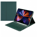 Skirta iPad klaviatūrai su dėklu, skirtu iPad 10th 9th 8th 7th 6th 5th Gen 10.9'' 10.2'' 9.7'' Air 5 4 3 2 1 Pro 11 10.5 9.7 Dangtelio stovas For iPad Pro 11 žalia