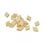 Perle bois Lucy losange 19x12,8mm 20 pi&egrave;ces