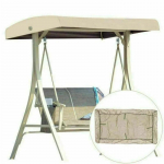 Lauko pakaitinis sūpynių sėdynės stogelis, 3 vietų dydžiai, kiemo ir sodo hamako uždangalas, atsparus vandeniui ir lietui