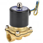2W?160?15 G12 Solenoidinis ventilis Žalvarinis Normaliai uždarytas Elektrinis solenoidinis ventilis vandeniui orui