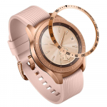 Rėmelio žiedas Samsung Galaxy Watch 46mm 42mm lipnus dangtelis apsauga nuo įbrėžimų nerūdijančio plieno apsaugos priedai Gear S3 S2 For Gear S3 frontier rožinio aukso spalvos
