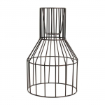 Abat-jour industriel noir 32 x 20 cm juoda