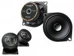 Pioneer TS-F1040S-2 Carrozzeria 3,9 colio (10 cm) Individualiai pritaikyti garsiakalbiai, atskiri 2-juostiniai, suderinami su auk&scaron;tos rai&scaron;kos garsu