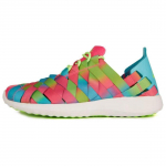 Nike Juvanate Woven Premium Moteri&scaron;ki sportbačiai Daugiaspalviai Gamma-Blue Pink-Blast-Electric-Green 833825-400 36