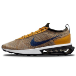 Nike Air Max Flyknit Racer Elemental Gold Vyri&scaron;ki sportbačiai Auksinis Suede Juodas Hyper-Royal FD2764-700 45