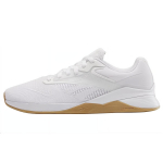 Reebok Nano X4 Balti Guminiai Moteri&scaron;ki Sportbačiai Avalynė-Baltas Guminis-Guminis Grynas-Pilkas 100074779 35.5