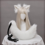 GUFER Katė Lapė ir Uodega Pūkuota Lapė Vilkas Mokykla Cosplay Uodega Ausys Ausys, Ausys, Rinkinys, Cosplay, Uodega, 2 dalių rinkinys, Cosplay, Kostiumas, Persirengimas, Helovinas,