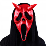 &bdquo;Ghost Face Devil Scream&ldquo; siaubo kaukė, skirta lauko kostiumams ir &scaron;iurpiam &bdquo;cosplay&ldquo; rekvizitui