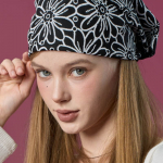 KOLEAT Apsauga nuo UV spindulių Bandana Gėlė Plaukų bandana Nosinė [JUODA] FREE