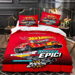 Monstras Sunkvežimis Hot Wheel 3D Spausdintas Antklodės Užvalkalas Pagalvės Užvalkalas Patalynės Komplektas Viengulis Dvigulis Karalienės Karali&scaron;kas Dydis Miegamojo Dekorui 01 150X200cm 3pcs