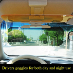 Automobilio saulės skydelio prailgintuvas nuo akinimo, saulės blokatorius, automobilio lango saulės skydelis, anti-UV, nuo saulės spindulių, akinantis, dieninis ir naktinis matymas, vairavimo akiniai