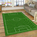 3D futbolo aik&scaron;tės kiliminis kilimėlis, skirtas miegamojo svetainei namų sofos dekoravimui, vaikų žaidimui, didelis dekoro grindų kilimėlis, dovana 60*90cm