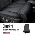 Naujas automobilio sėdynės kojų atramos prailginimas Suede Universalus automobilio sėdynės prailgintojas Kojų pagalvėlė vairuotojui Memory Foam Sėdynės pamu&scaron;alo kilimėlio užvalkalas