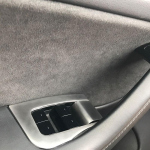 For Tesla Model 3 Y 2017-2023 Car Door Sliver stainless steel Armrest window lift button switch panel cover