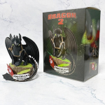 Animacinis Kaip prisijaukinti drakoną Anime Mielas Figūrėlės Naktinis Fury Be dantų Dekoro Figūrėlė PVC Modelis Kolekcionuojama Statulėlė Žaislas Kalėdinės Dovanos black