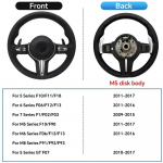 BMW odinis vairas, tinkantis BMW F01 F10 F11 F20 F21 F30 F31 F34 F32 F33 F36 F22 F23 F48 M3 M5 vairaratis automobilio dalys M5 leather (No airbag) juoda