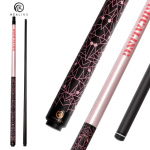 OKHEALING Anglies Pluo&scaron;to Biliardo Lazda Mažo At&scaron;okimo Biliardo Lazda 12,9 mm Antgalis, Uni-loc Jungtis 147cm/58inch Ilgis 19-20oz Svoris, Rožinė rožinė