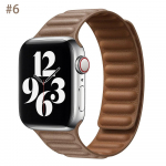 Naujas &bdquo;FineWoven&ldquo; dirželis Apple Watch 44mm 40mm 45mm 49mm 41mm juostai Originalus magnetinis kilpos apyrankė iWatch Series 9 8 SE 7 Ultra 2 42mm 44mm 45mm 49mm ruda