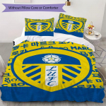 Leeds United ra&scaron;to patalynės komplektas antklodės užvalkalas pagalvės užvalkalas namų dekoravimas gimtadienio dovana (1 * antklodės užvalkalas + 2 * pagalvės užvalkalai be &scaron;erdies)67 135x200cm