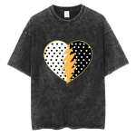 Vintažiniai skalbti Angine De Poitrine Roko Grupės Prekės T-shirt Unisex Hip Hop Laisvas Punk Gotikinis Trumpomis Rankovėmis T-shirt Vyri&scaron;ki Streetwear M black