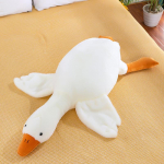 50-190cm Baltas apkabinamas pliu&scaron;inis žaislas Antis Kawaii Didelis 7 spalvų Milžini&scaron;kas žąsas Pliu&scaron;inis žaislas Miego pagalvė Didelė Kalėdinė dovana draugui 90cm balta