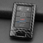 Anglies pluo&scaron;to automobilio rakto pakabuko dėklas Grandinėlės žiedelio laikiklis Cadillac DTS STS CTS SRX XTS ATS Corvette Escalade NO Keychain gray